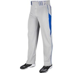 NWT Champro Men’s Baseball Pants Royal Blue Gray Size 2XL